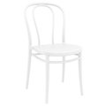 Calle Victor Resin Outdoor Chair, White CA2545640